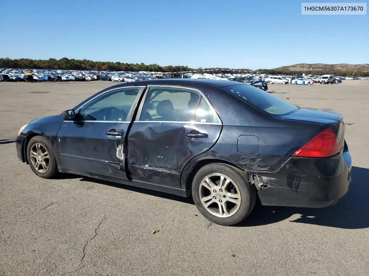 1HGCM56307A173670 2007 Honda Accord Se