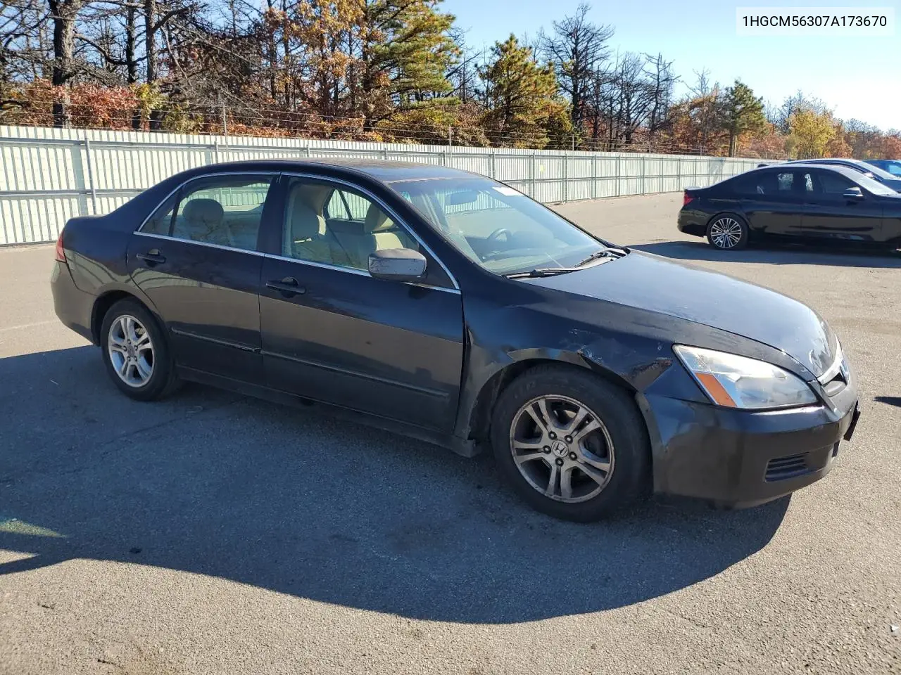 1HGCM56307A173670 2007 Honda Accord Se