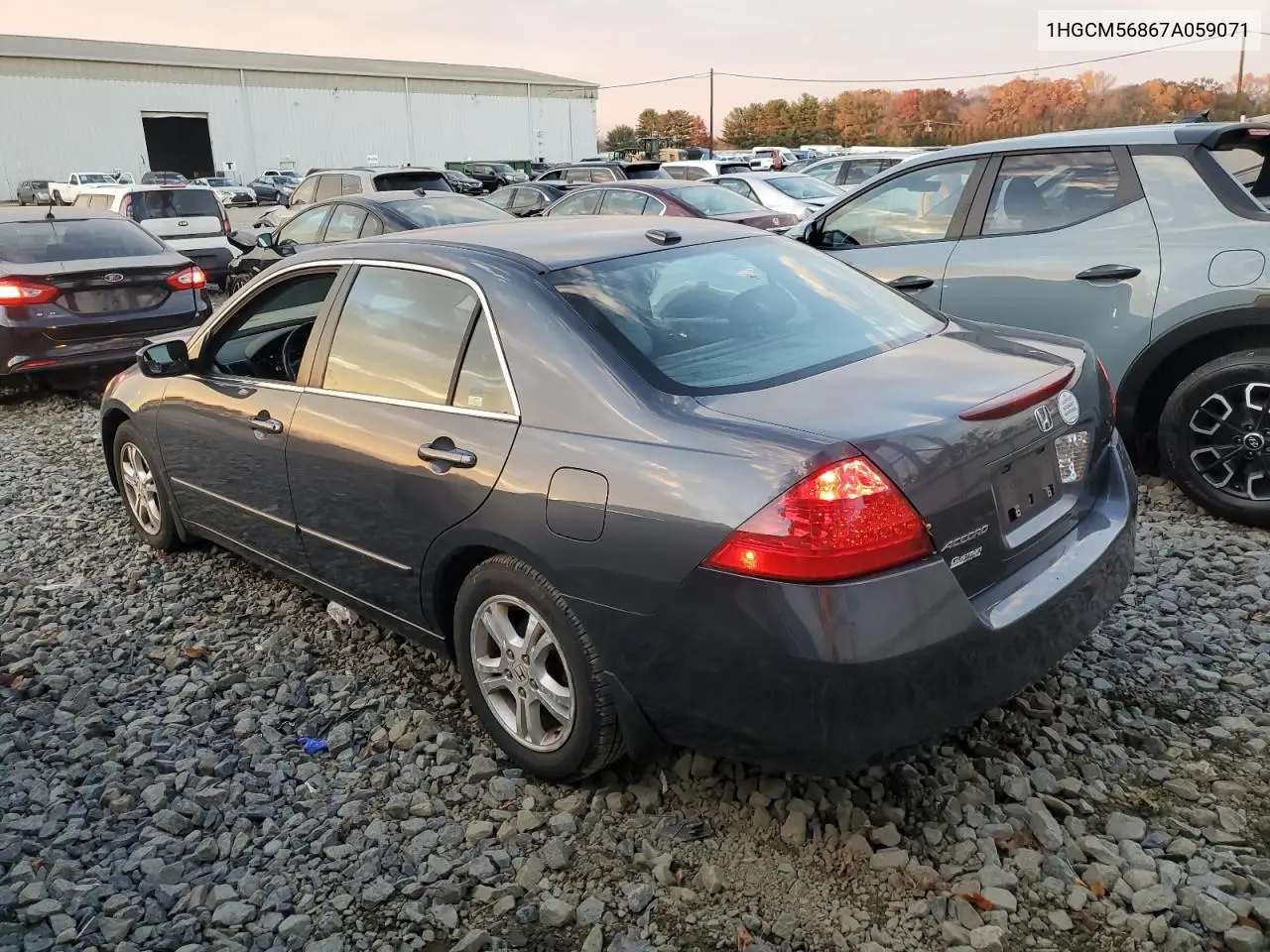 1HGCM56867A059071 2007 Honda Accord Ex