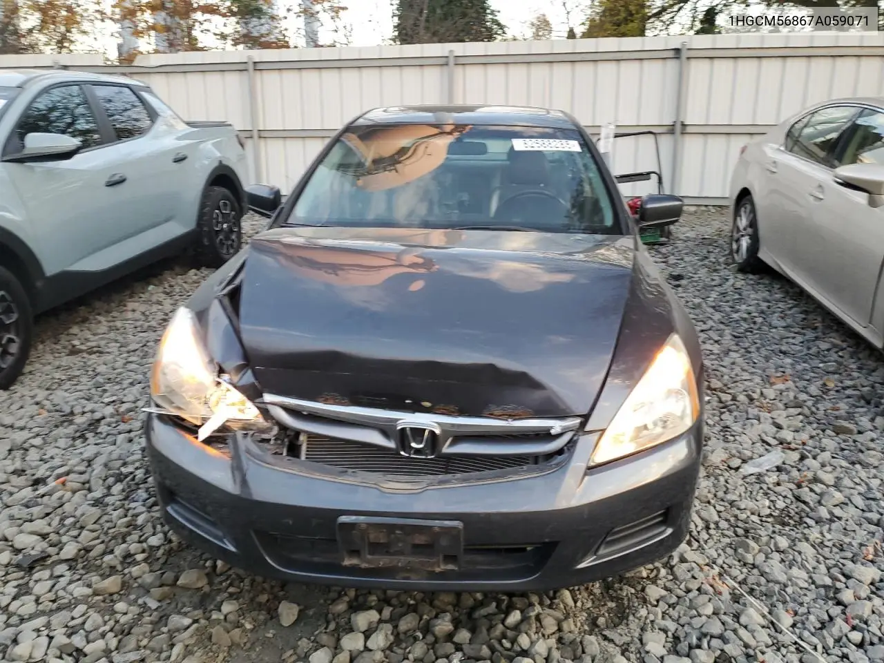 1HGCM56867A059071 2007 Honda Accord Ex