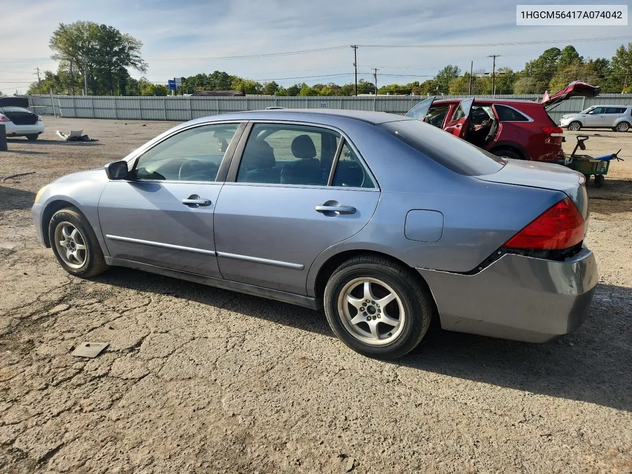1HGCM56417A074042 2007 Honda Accord Lx