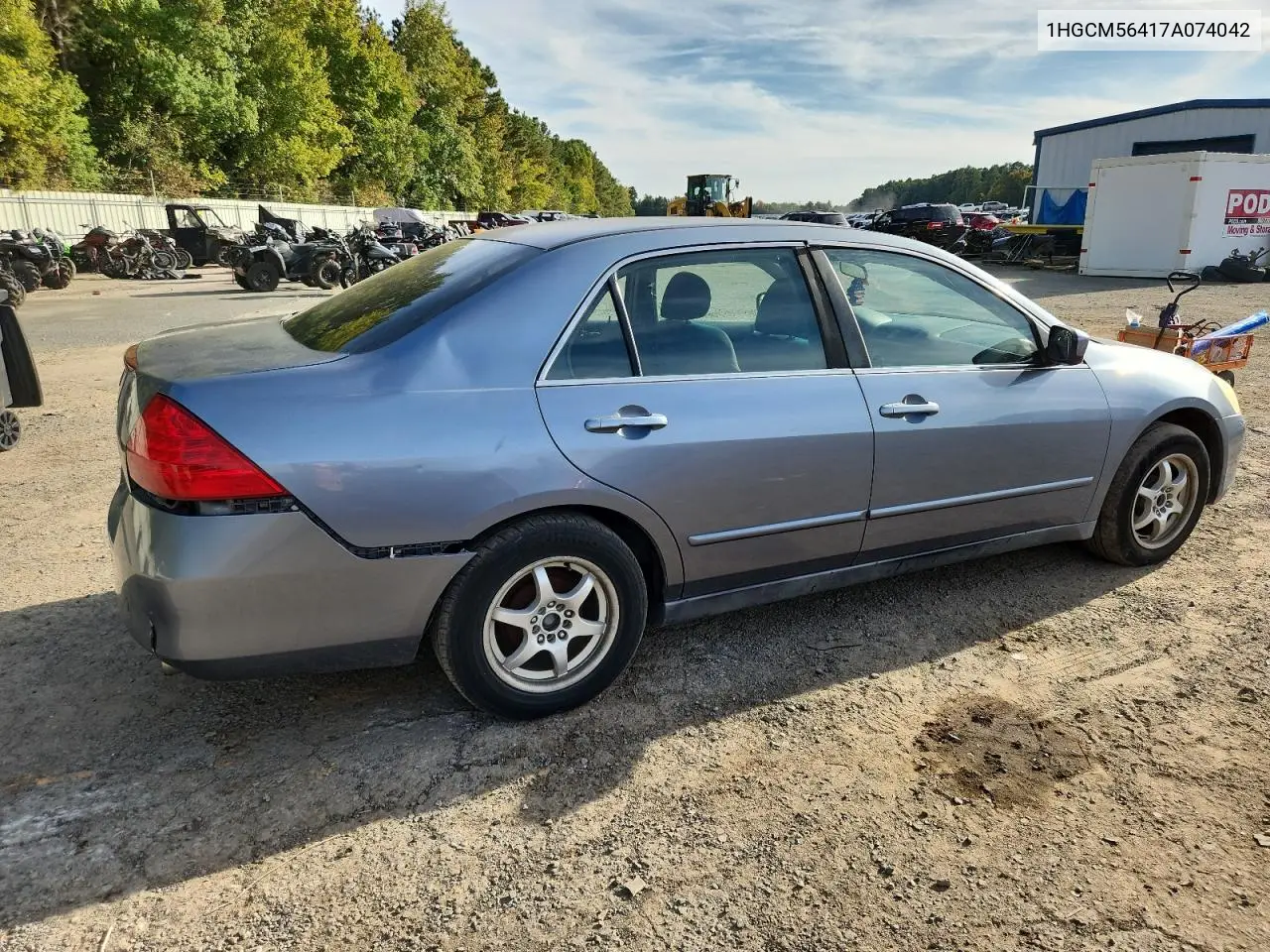 1HGCM56417A074042 2007 Honda Accord Lx