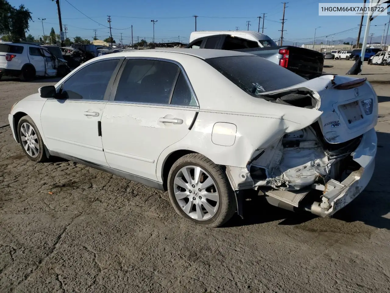 1HGCM664X7A018722 2007 Honda Accord Se