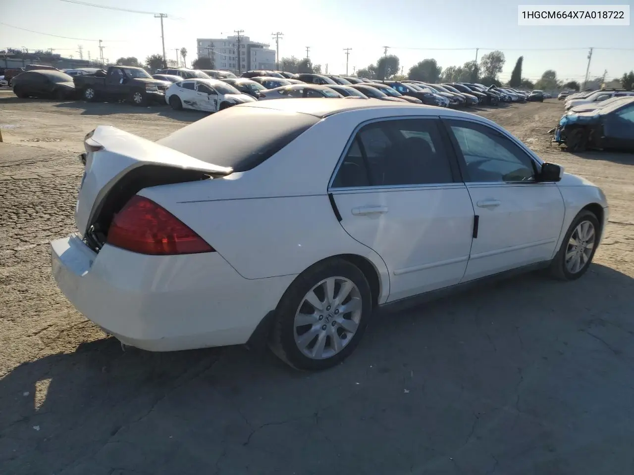 1HGCM664X7A018722 2007 Honda Accord Se