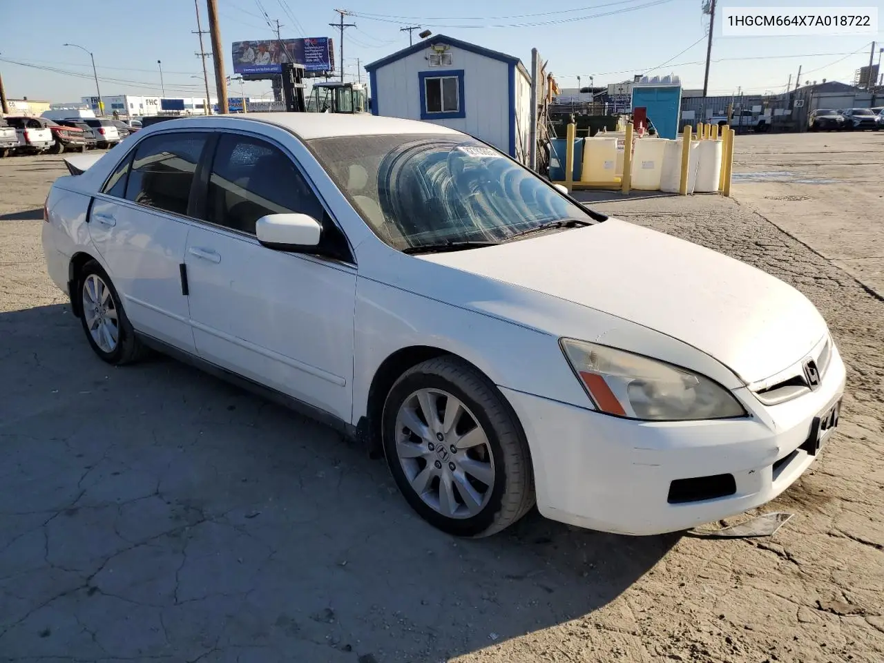 1HGCM664X7A018722 2007 Honda Accord Se