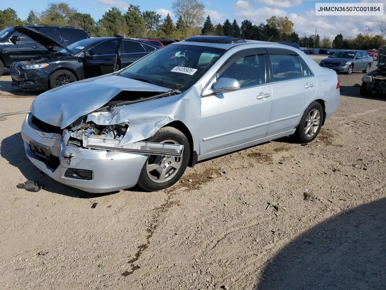 JHMCN36507C001854 2007 Honda Accord Hybrid