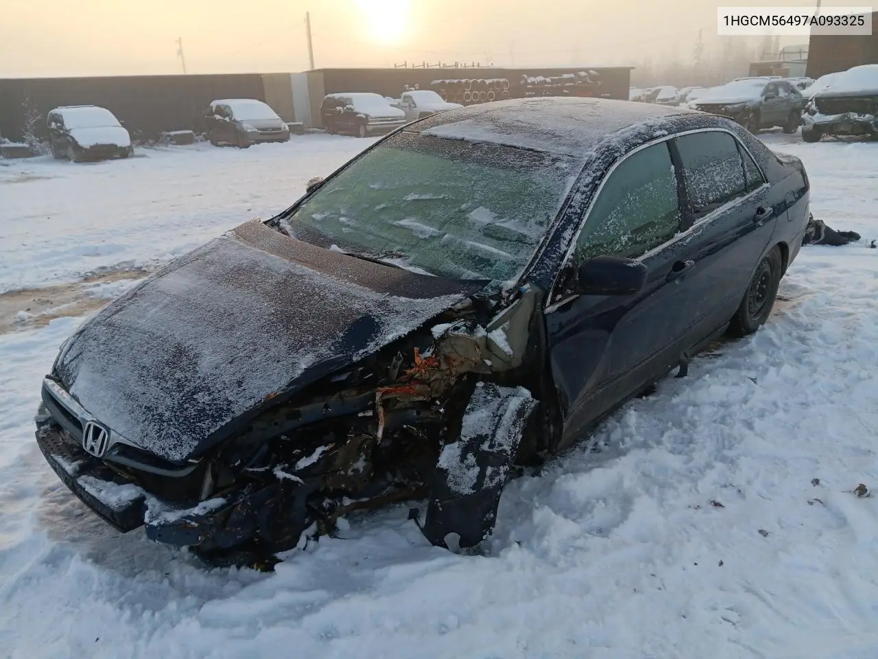 1HGCM56497A093325 2007 Honda Accord Lx