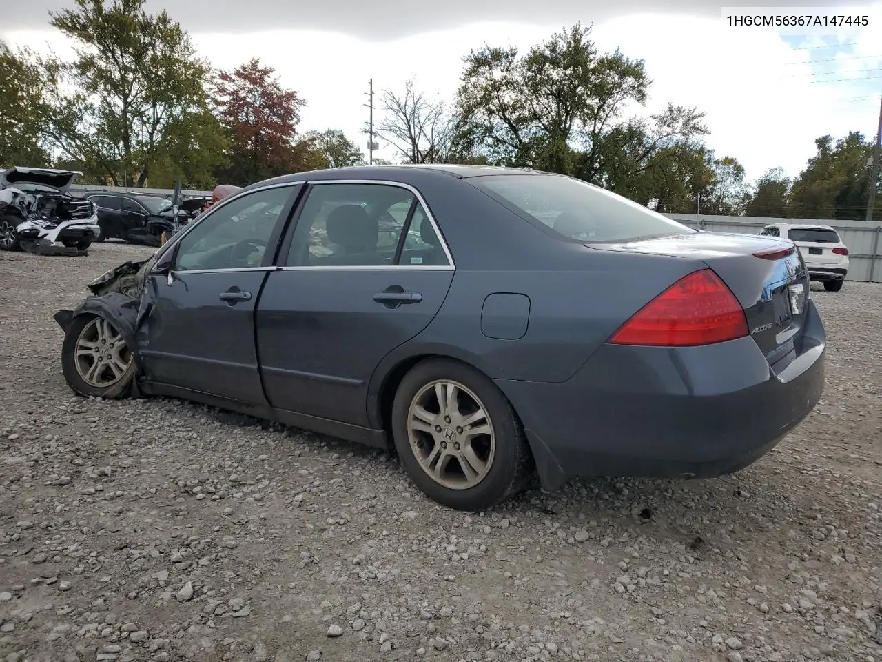1HGCM56367A147445 2007 Honda Accord Se