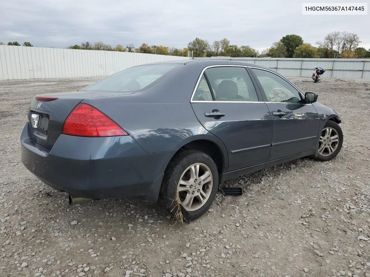 1HGCM56367A147445 2007 Honda Accord Se