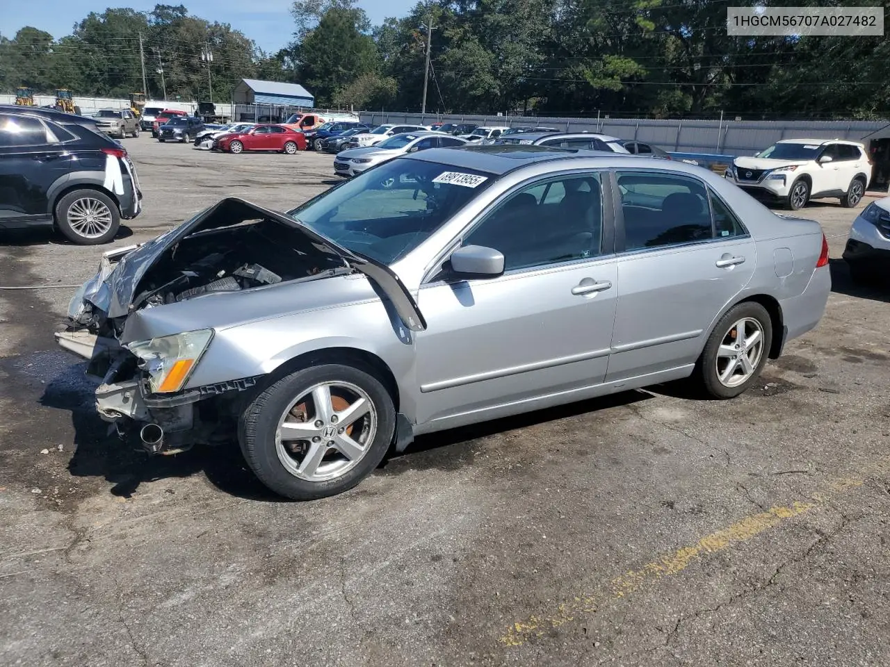 1HGCM56707A027482 2007 Honda Accord Ex