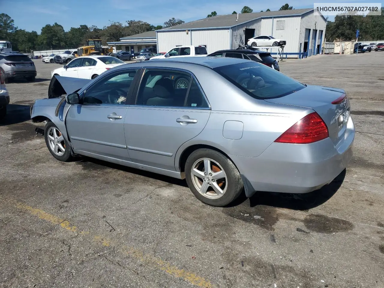 1HGCM56707A027482 2007 Honda Accord Ex