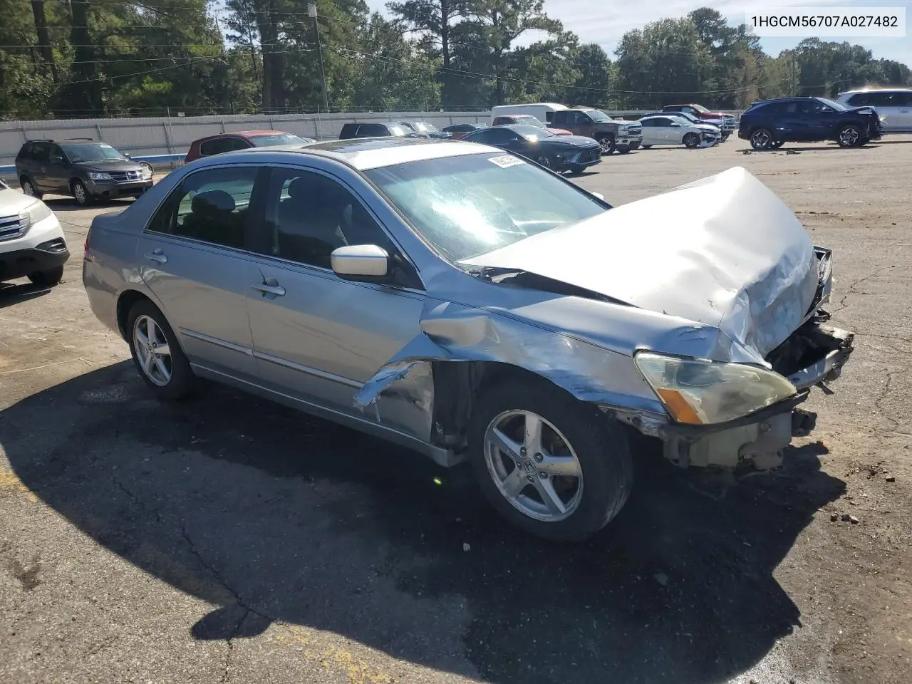 1HGCM56707A027482 2007 Honda Accord Ex