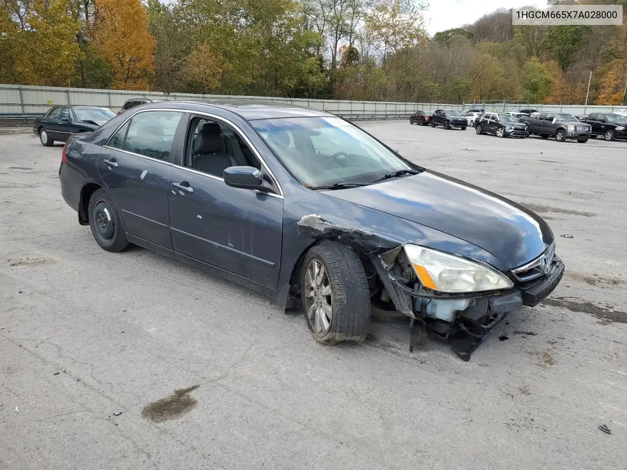 1HGCM665X7A028000 2007 Honda Accord Ex