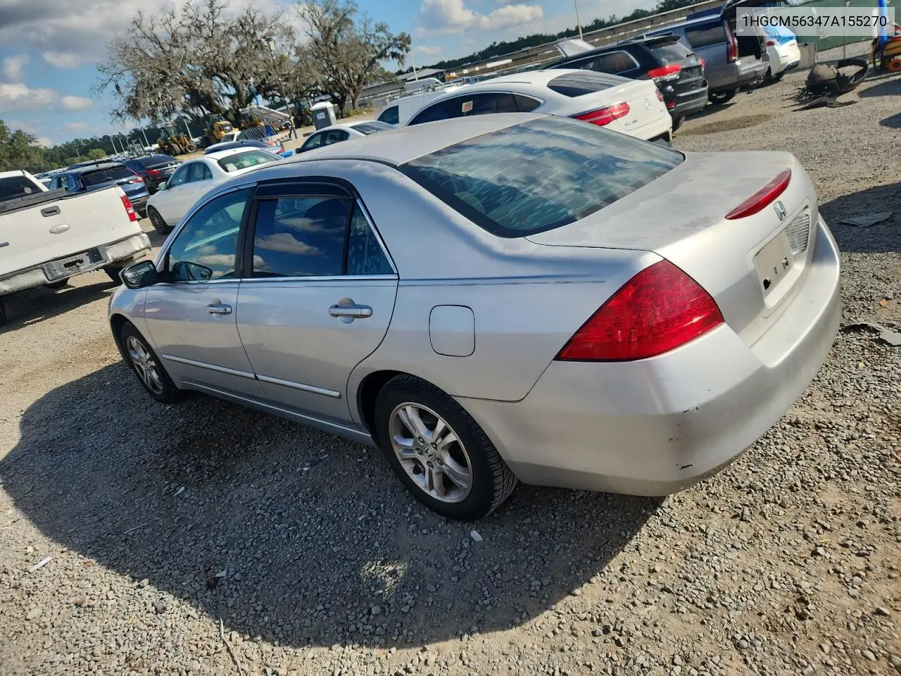 1HGCM56347A155270 2007 Honda Accord Se