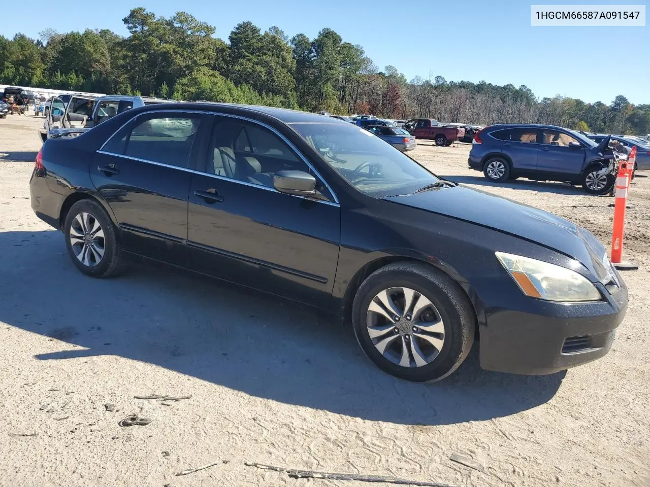 1HGCM66587A091547 2007 Honda Accord Ex