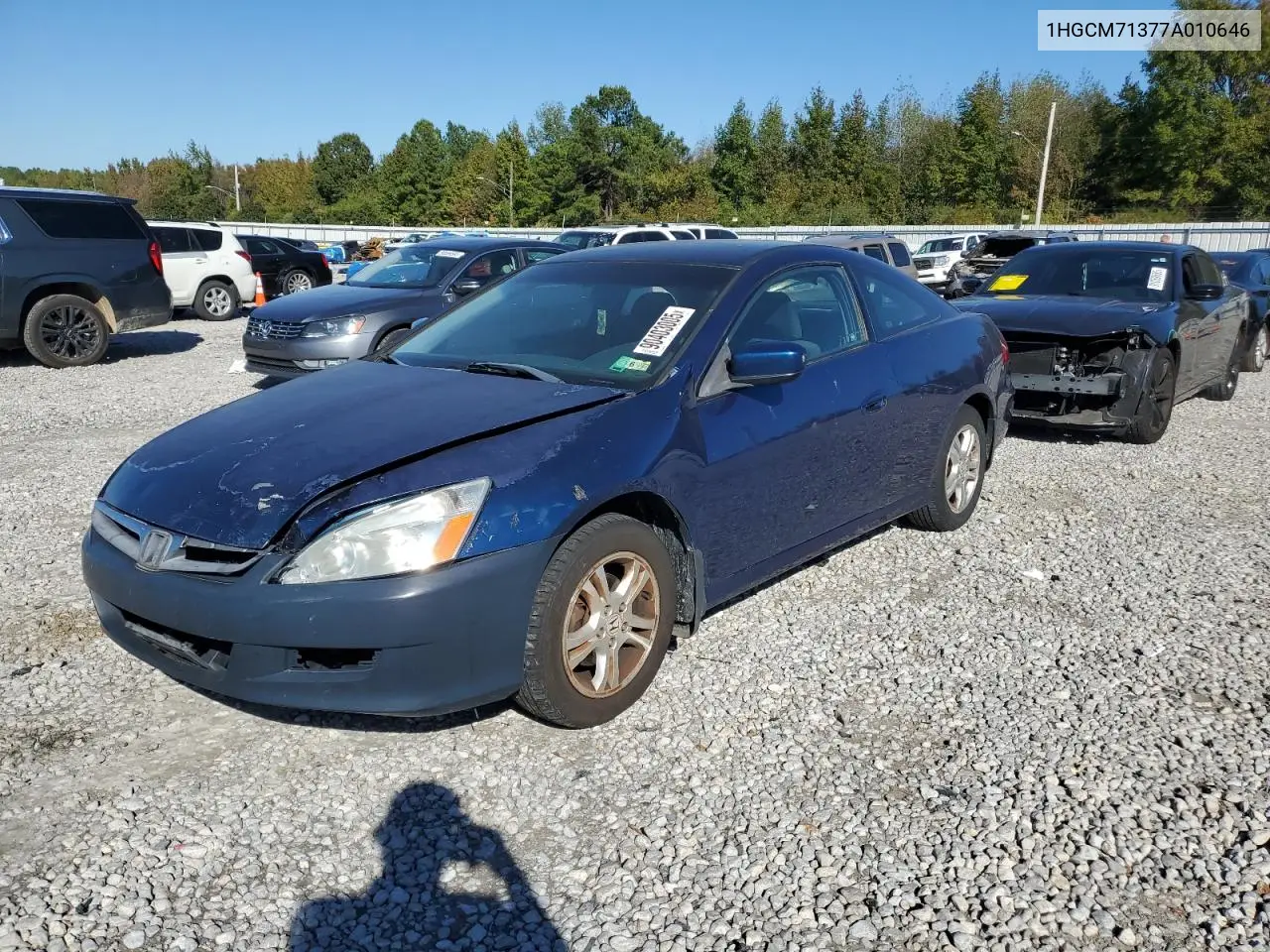 1HGCM71377A010646 2007 Honda Accord Lx