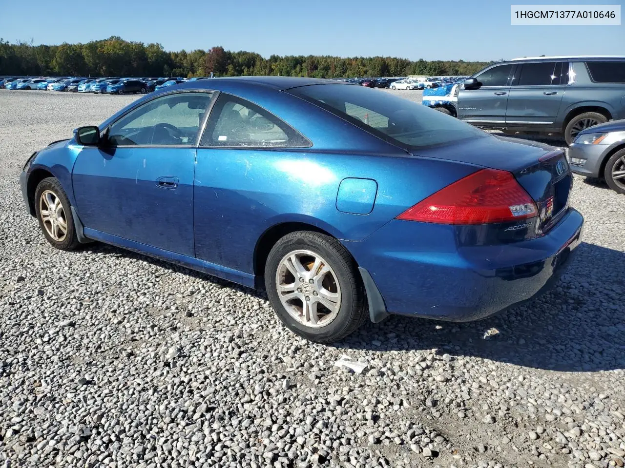 1HGCM71377A010646 2007 Honda Accord Lx