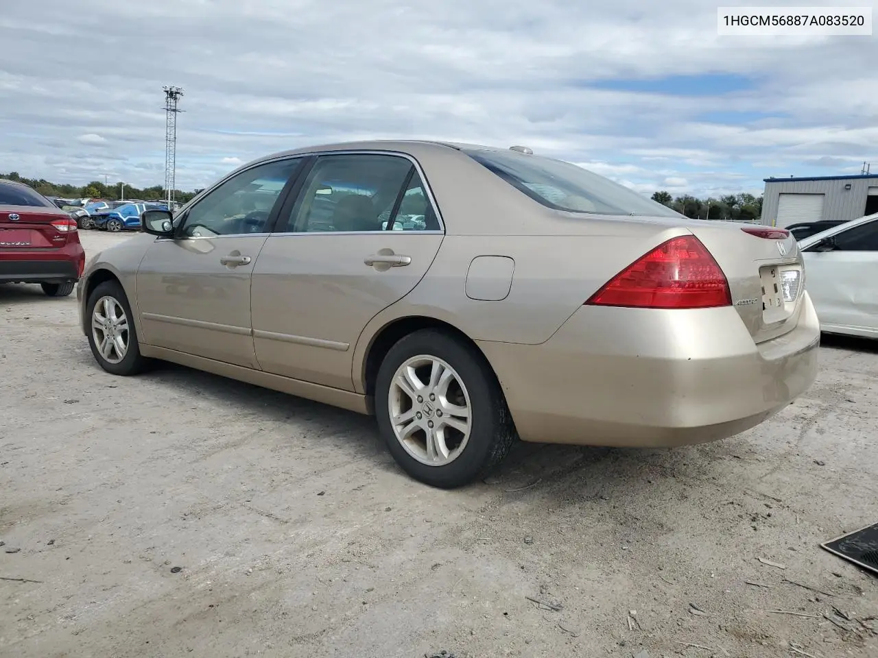 1HGCM56887A083520 2007 Honda Accord Ex