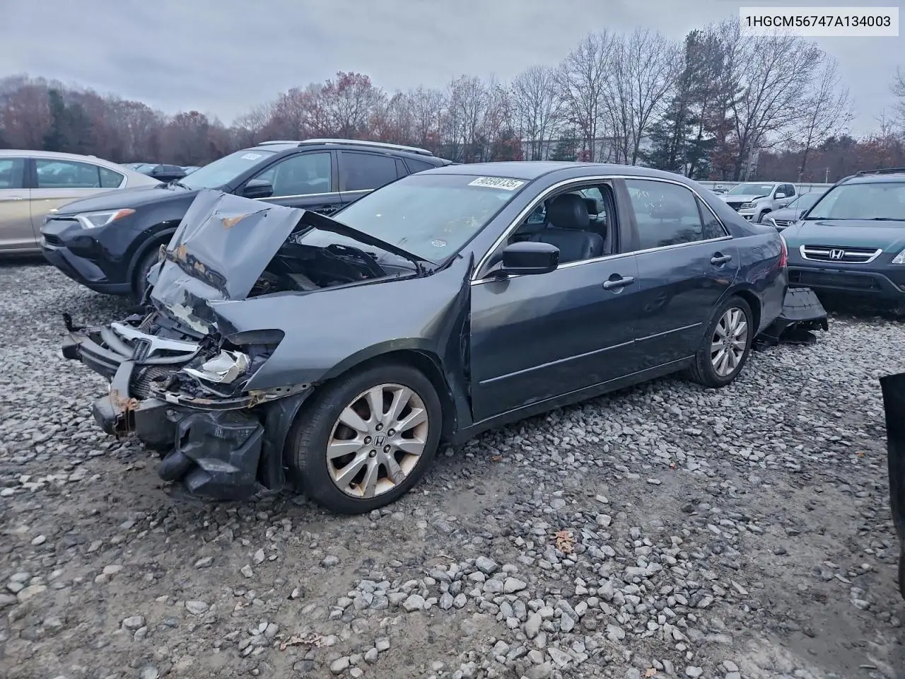 1HGCM56747A134003 2007 Honda Accord Ex