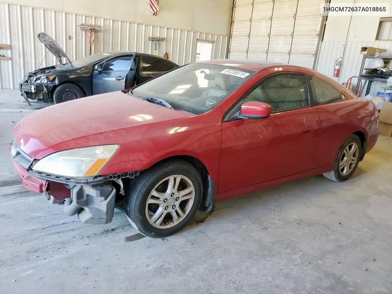 1HGCM72637A018865 2007 Honda Accord Ex