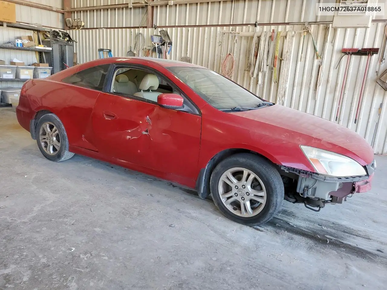 1HGCM72637A018865 2007 Honda Accord Ex