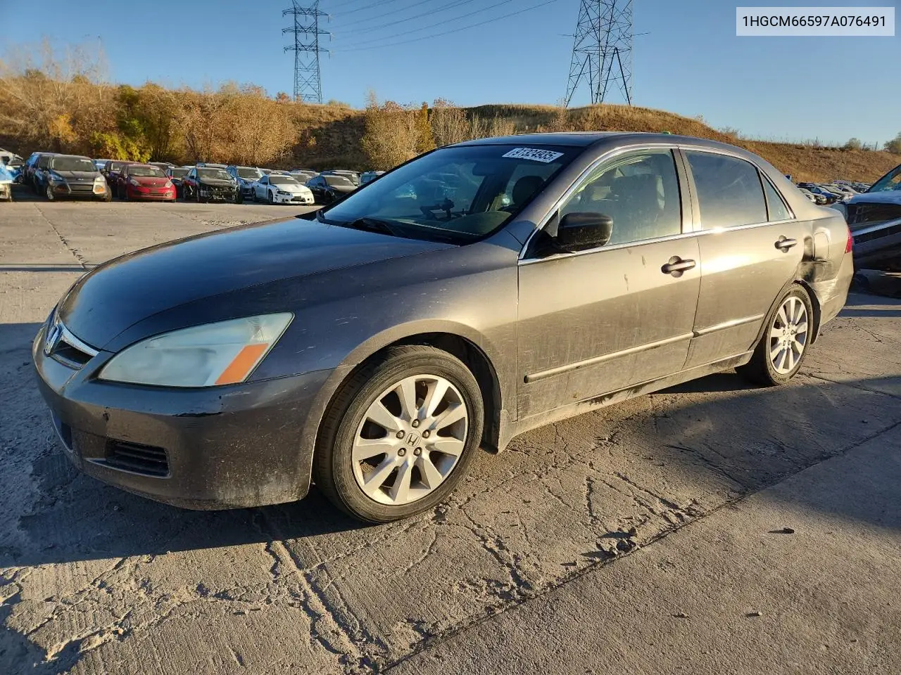 1HGCM66597A076491 2007 Honda Accord Ex
