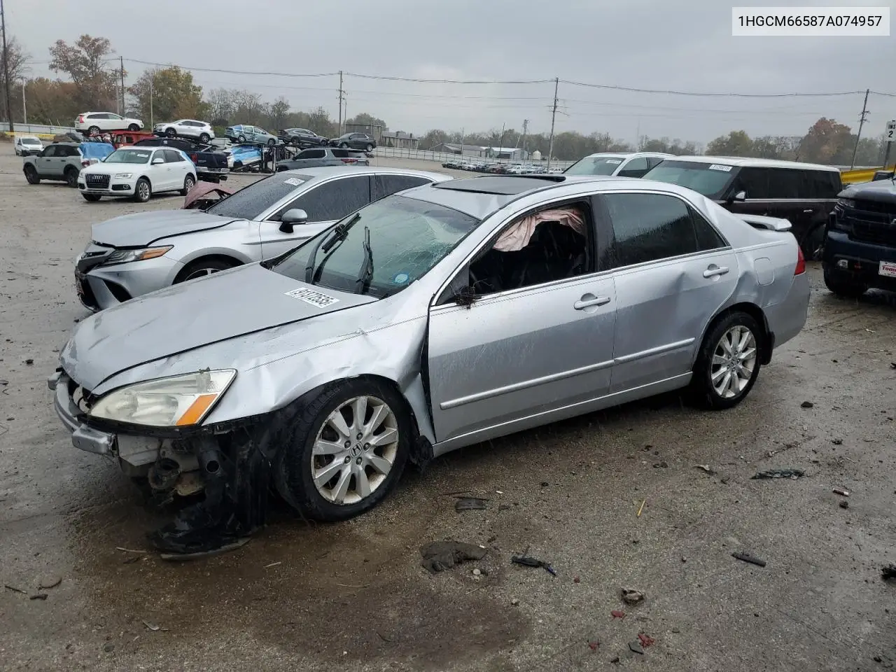 1HGCM66587A074957 2007 Honda Accord Ex