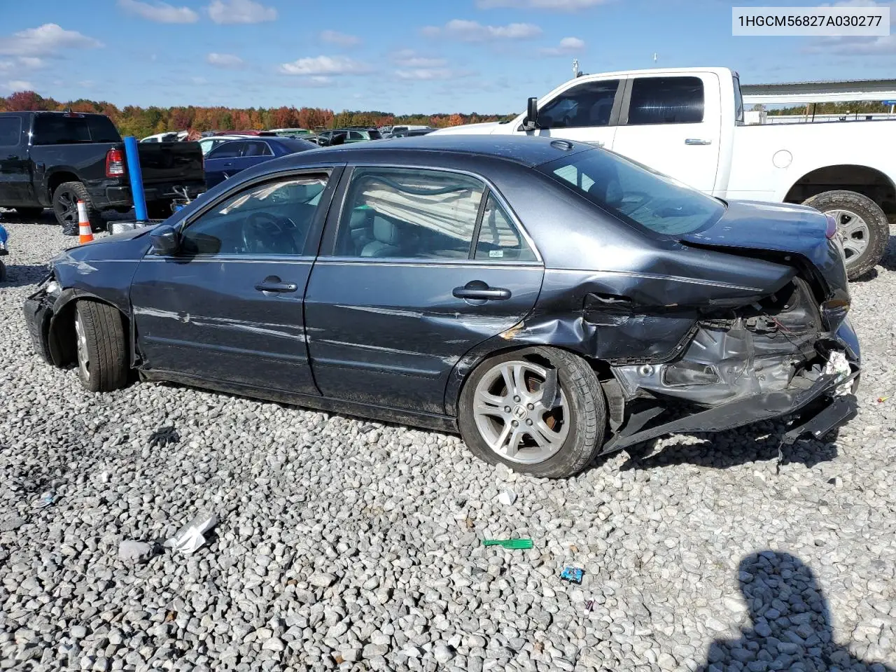 1HGCM56827A030277 2007 Honda Accord Ex