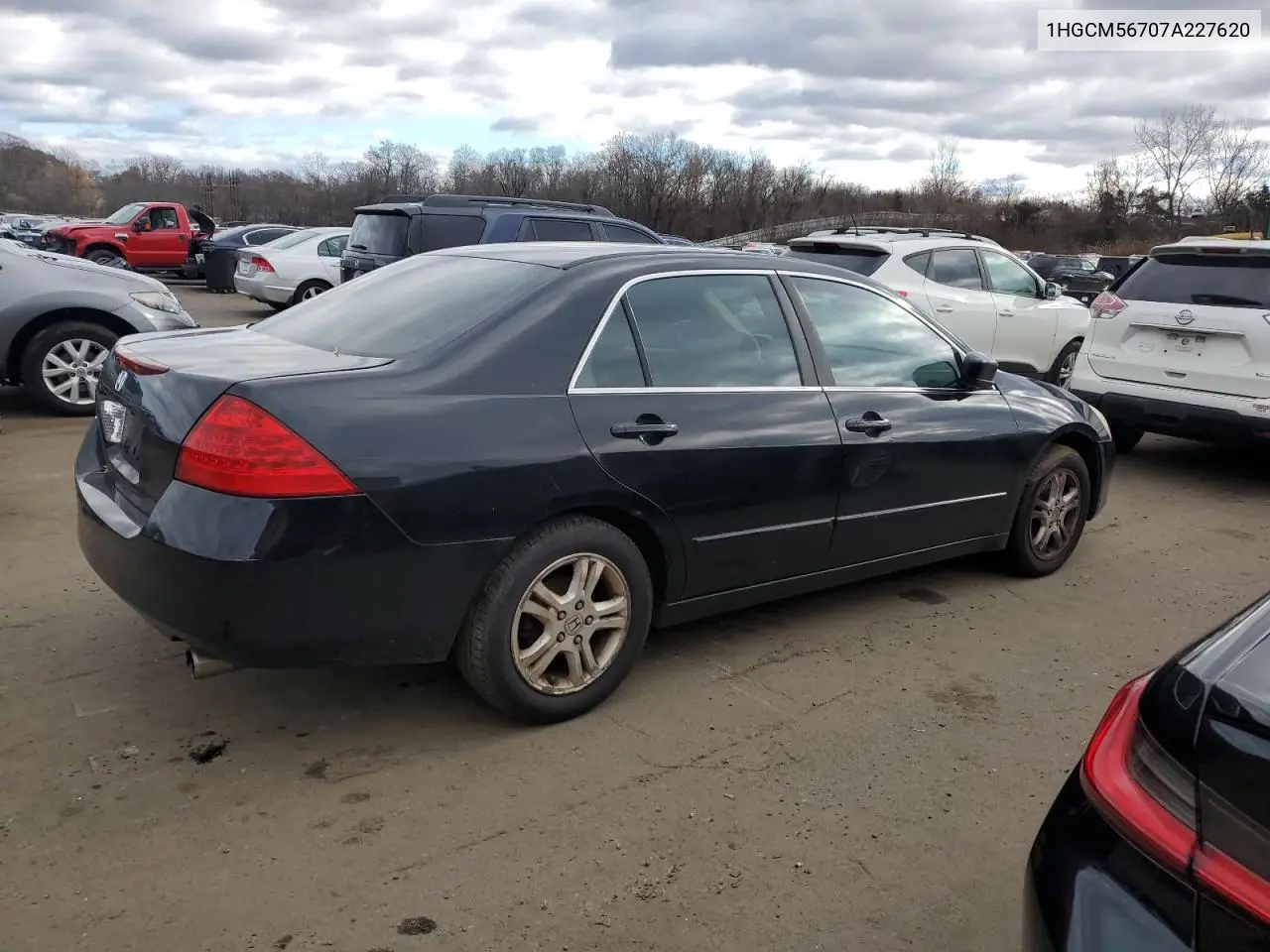 1HGCM56707A227620 2007 Honda Accord Ex
