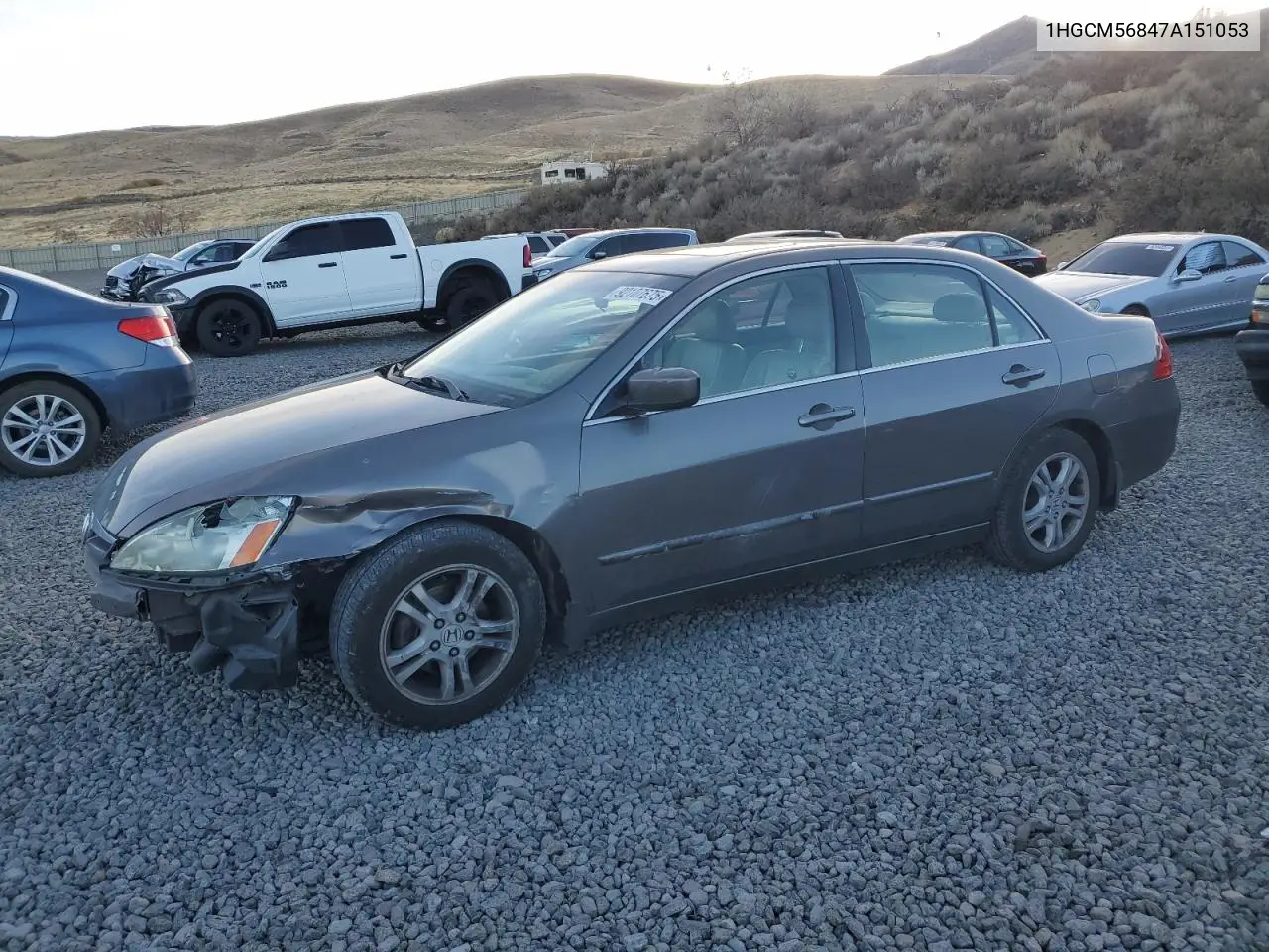 1HGCM56847A151053 2007 Honda Accord Ex