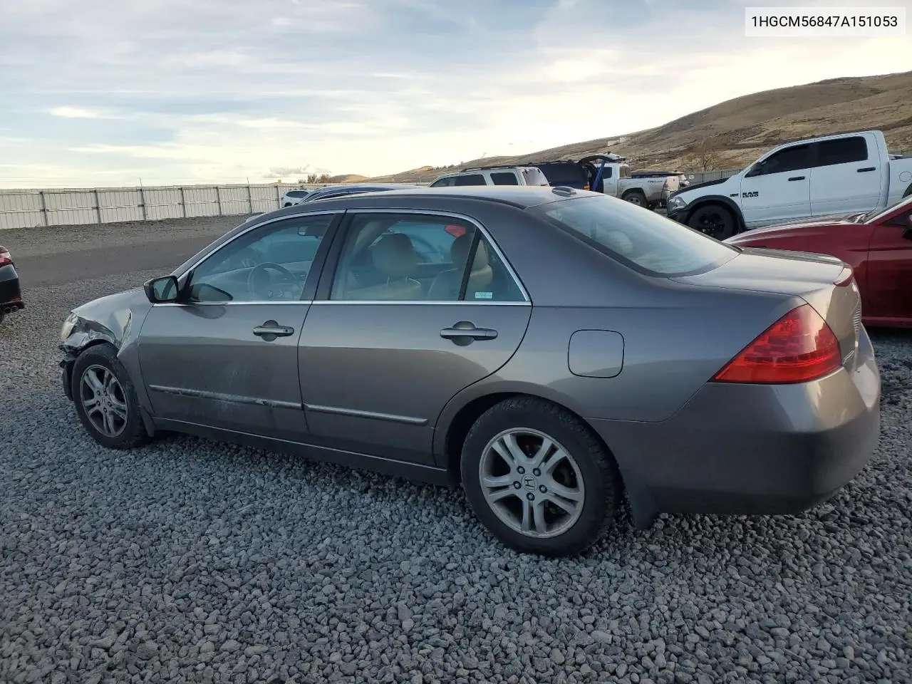 1HGCM56847A151053 2007 Honda Accord Ex