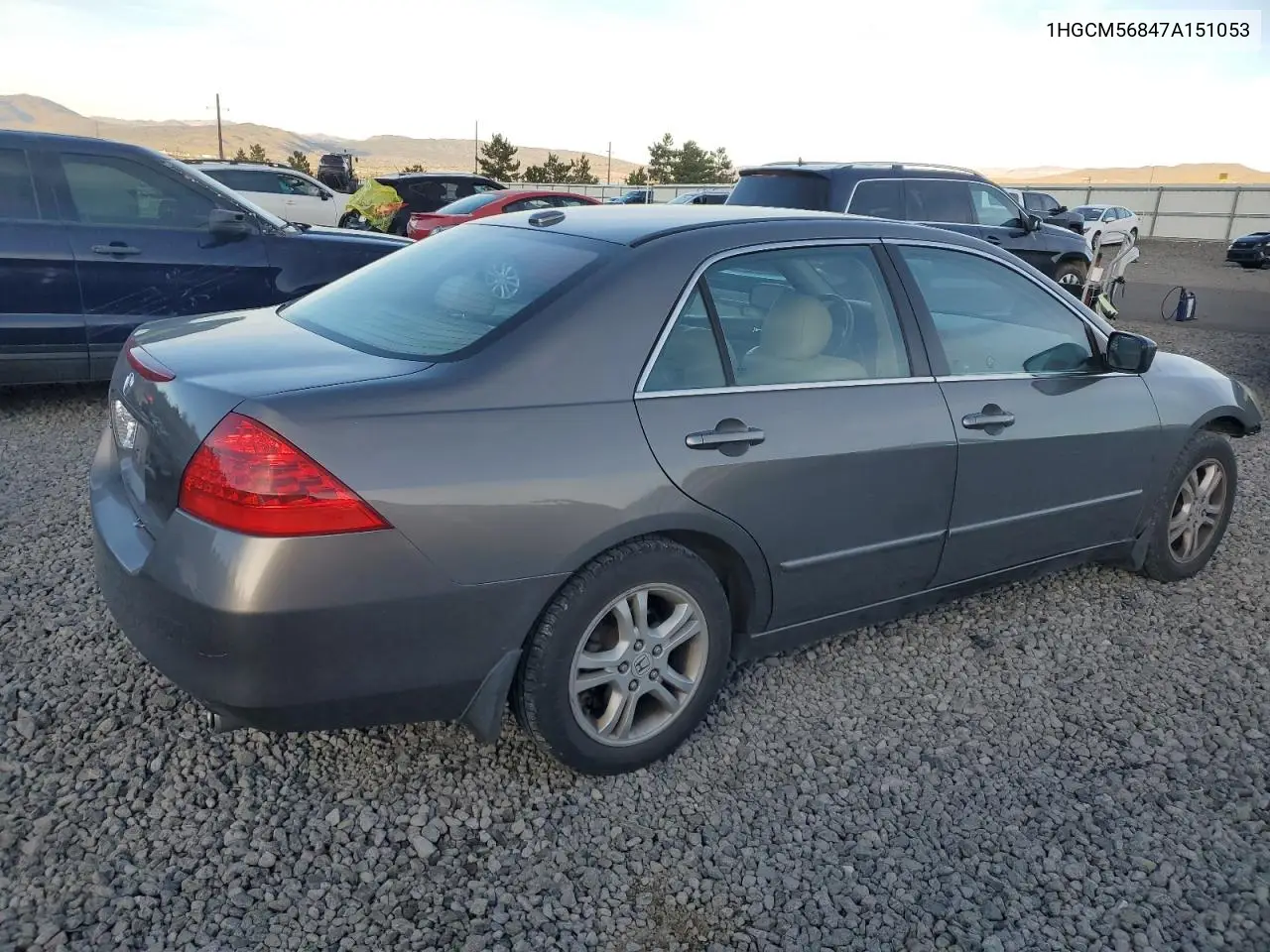 1HGCM56847A151053 2007 Honda Accord Ex