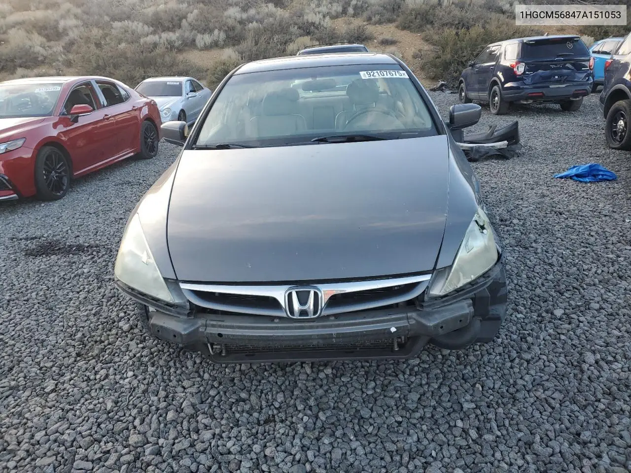 1HGCM56847A151053 2007 Honda Accord Ex