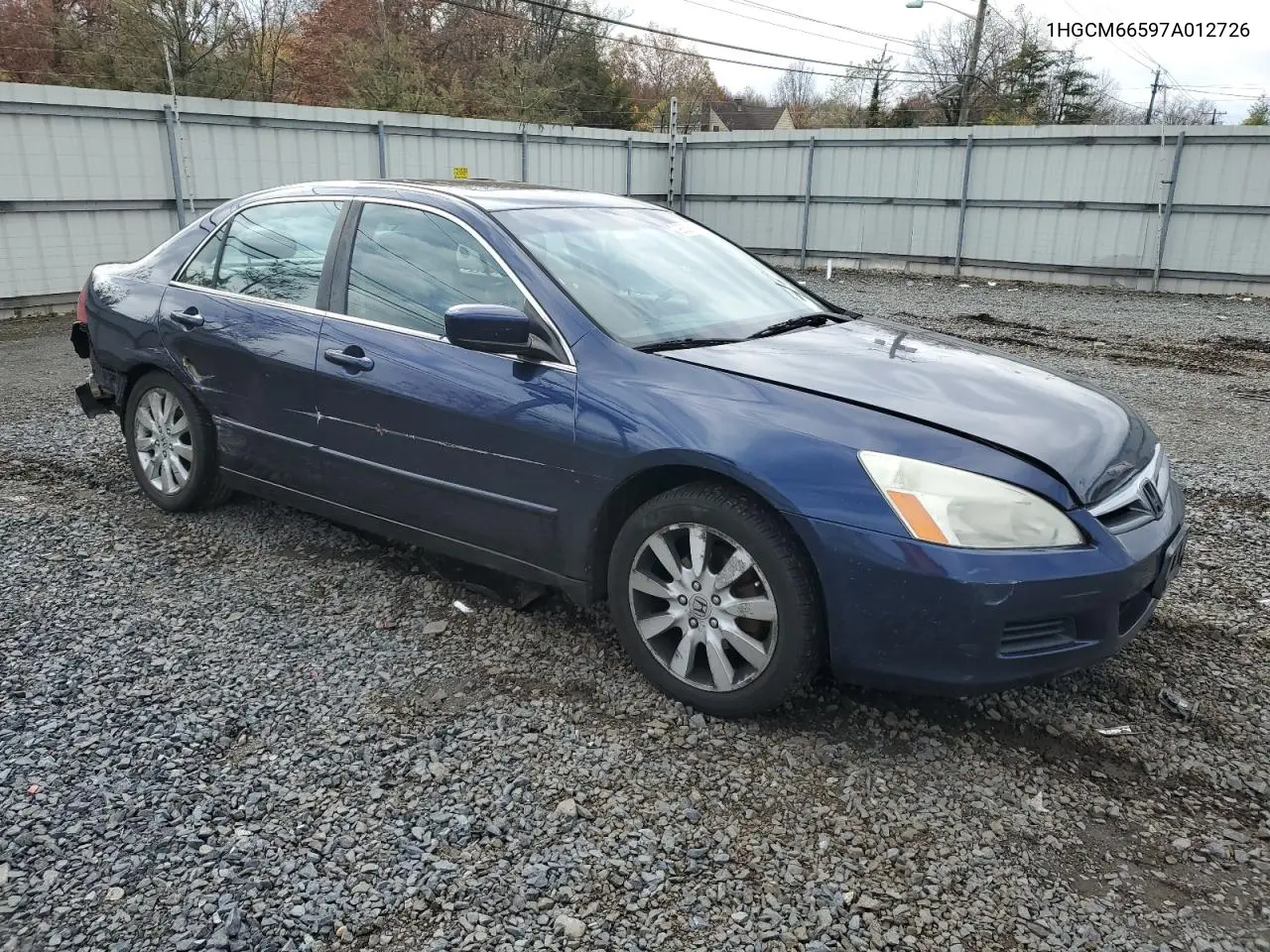 1HGCM66597A012726 2007 Honda Accord Ex