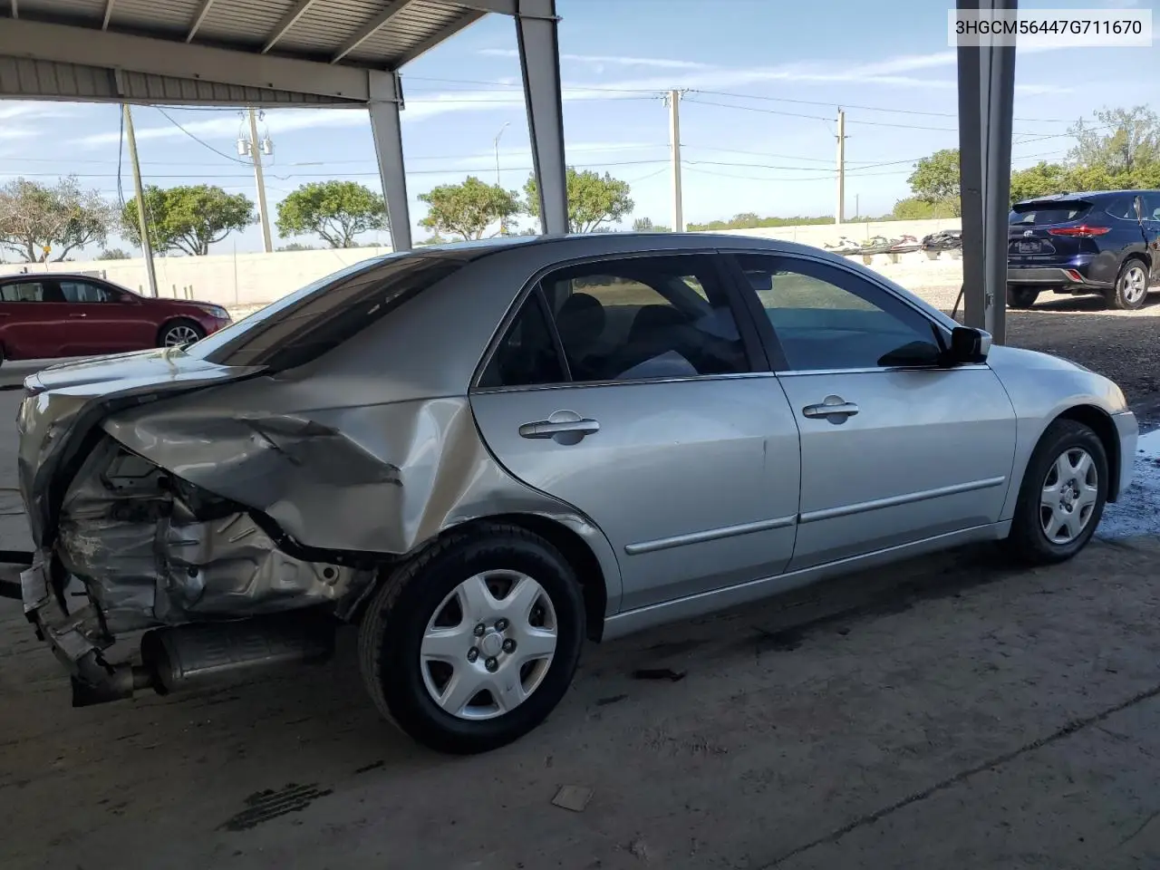 3HGCM56447G711670 2007 Honda Accord Lx