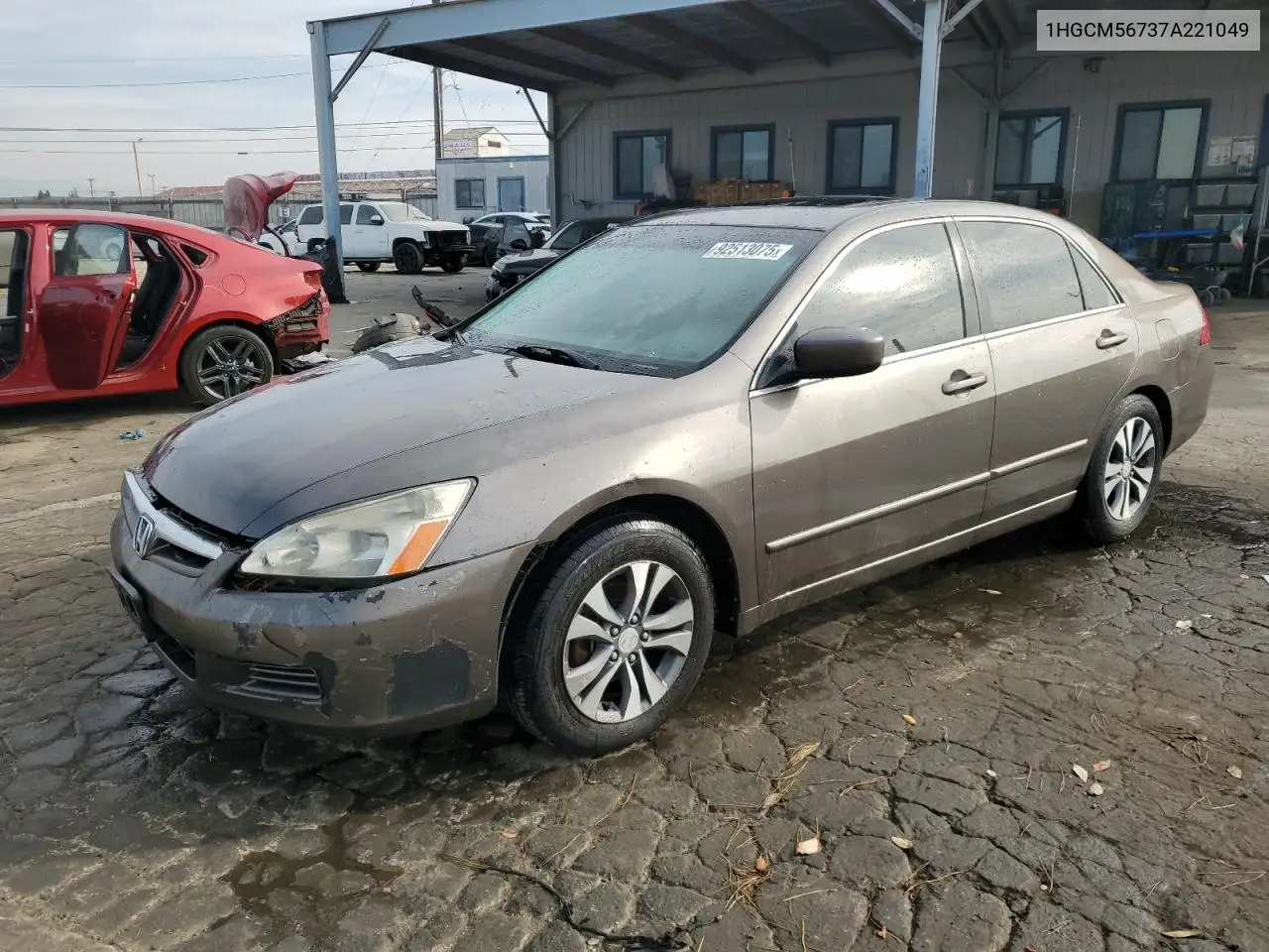 1HGCM56737A221049 2007 Honda Accord Ex