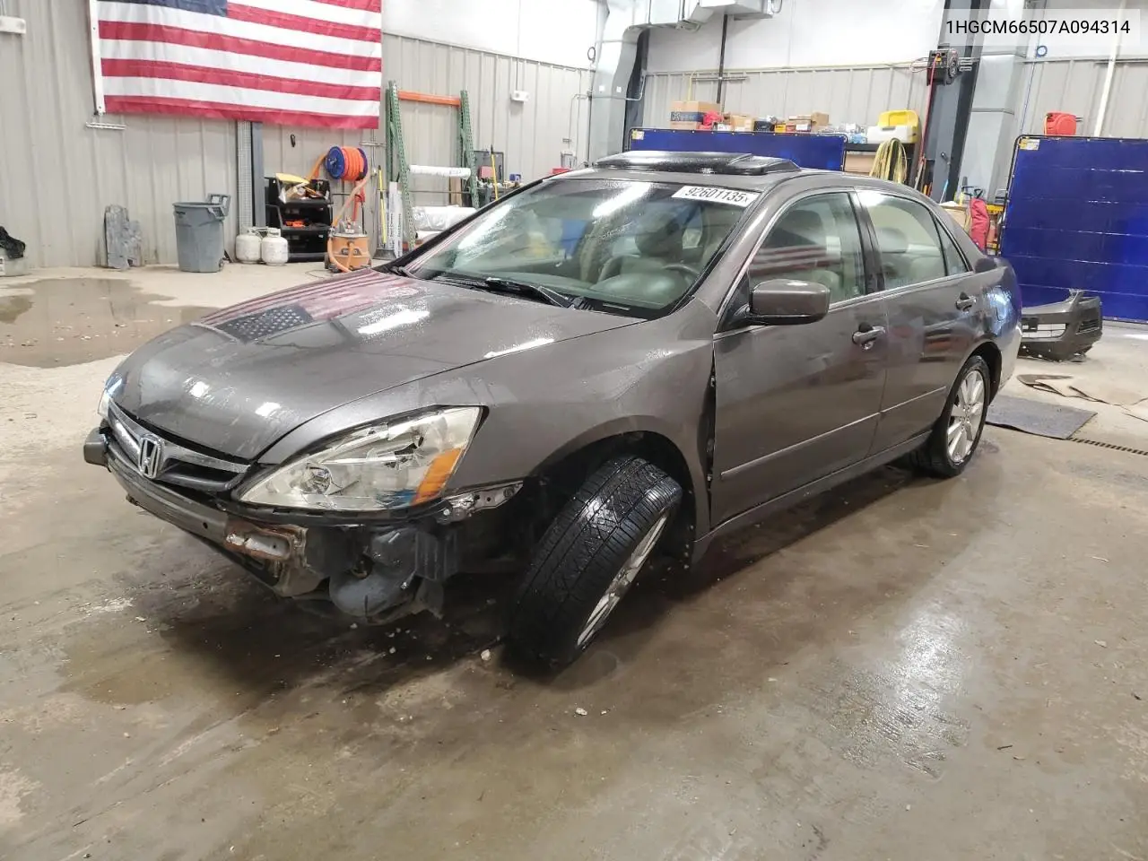1HGCM66507A094314 2007 Honda Accord Ex