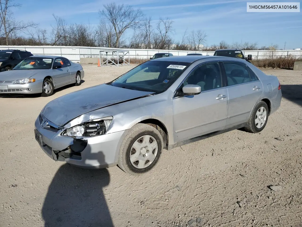 1HGCM56457A101646 2007 Honda Accord Lx