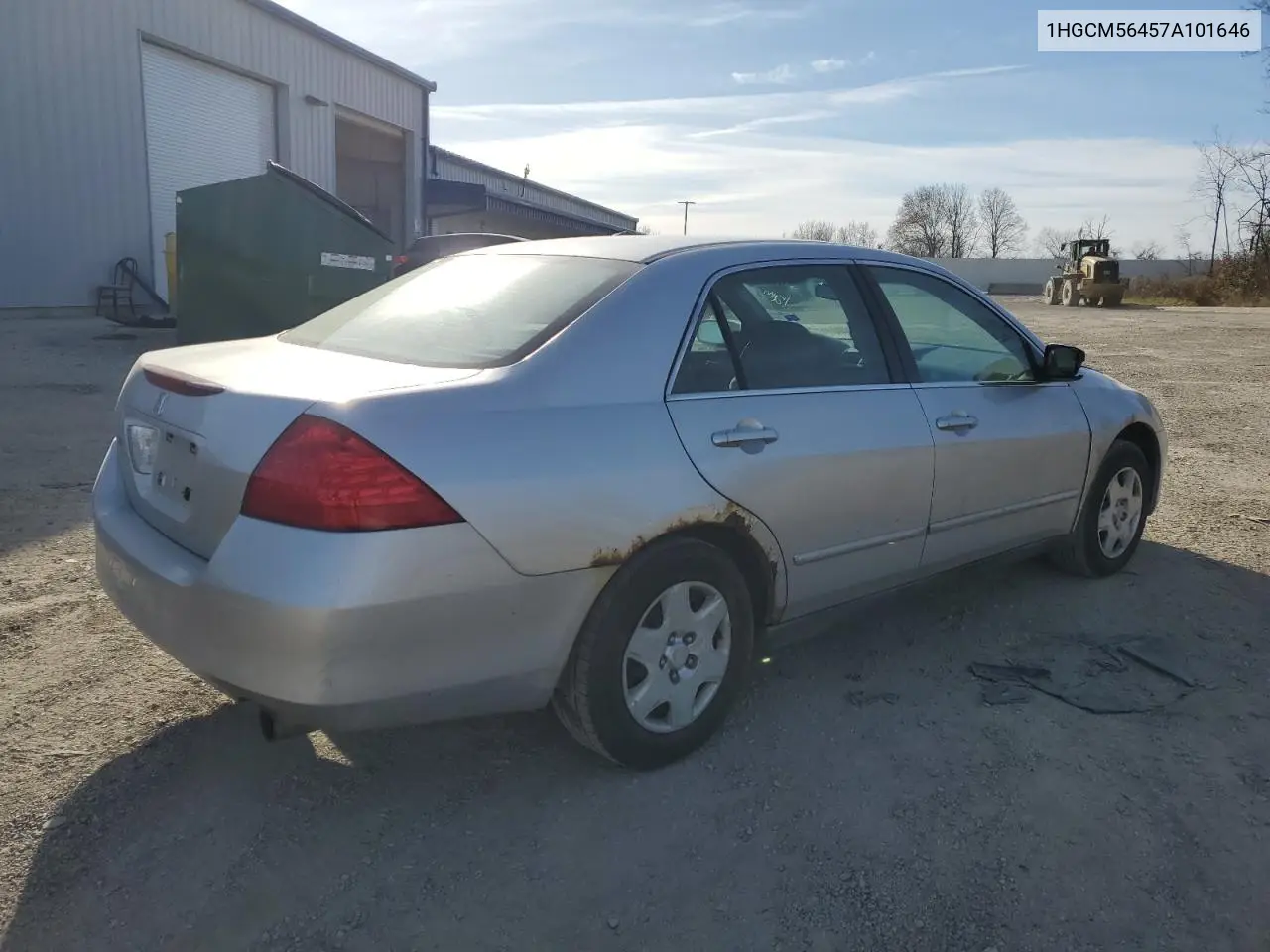 1HGCM56457A101646 2007 Honda Accord Lx
