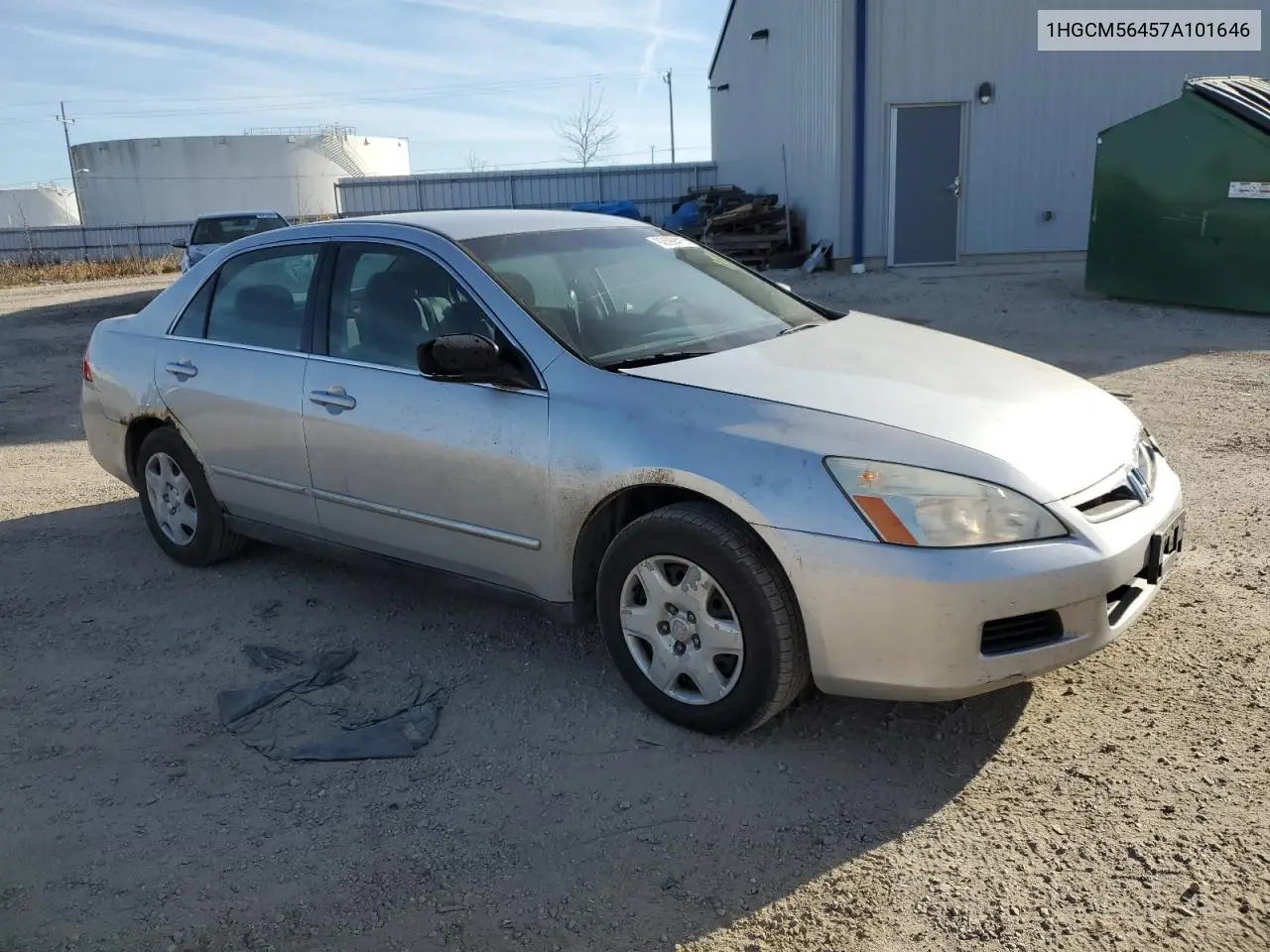 1HGCM56457A101646 2007 Honda Accord Lx