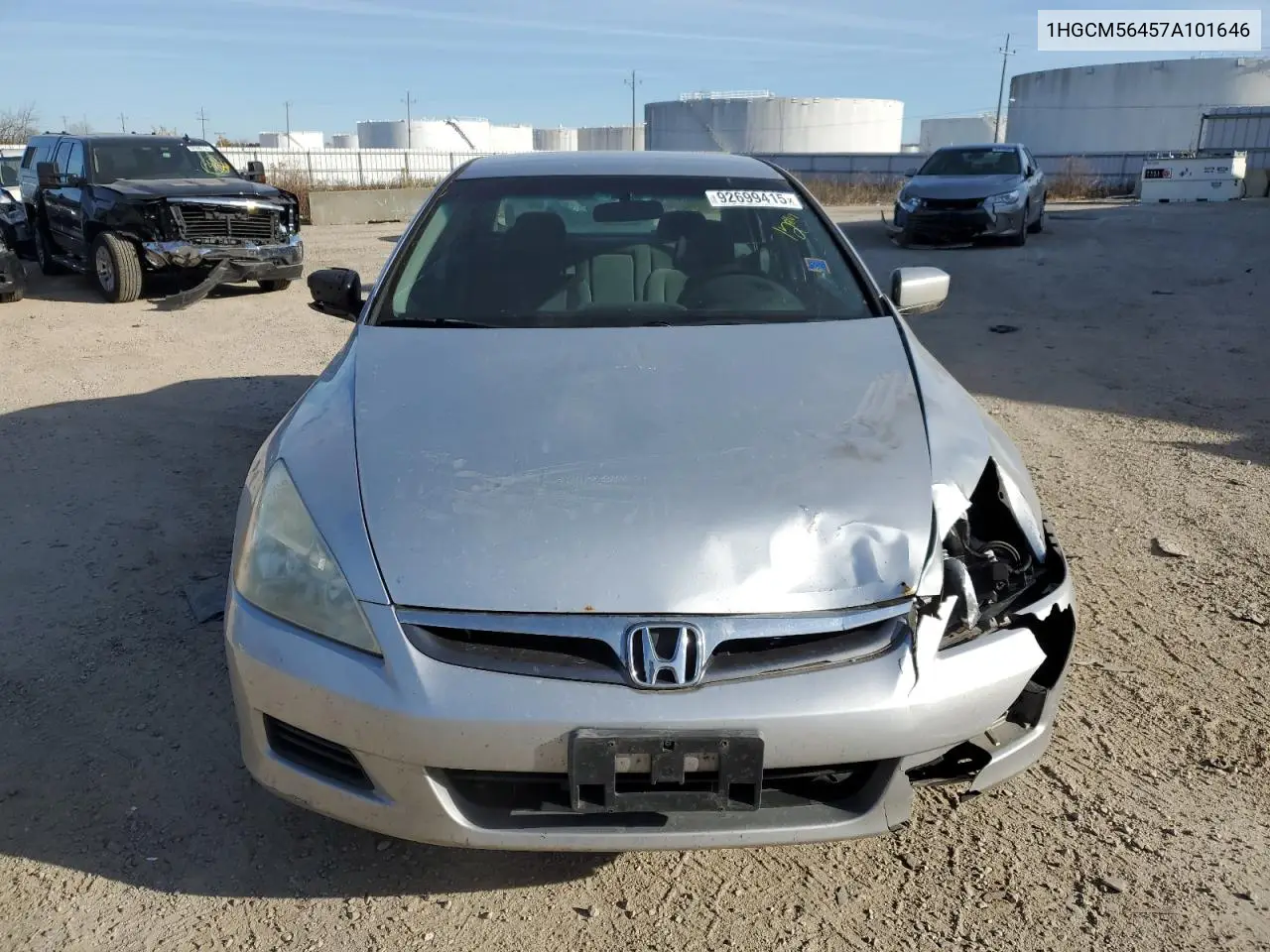 1HGCM56457A101646 2007 Honda Accord Lx