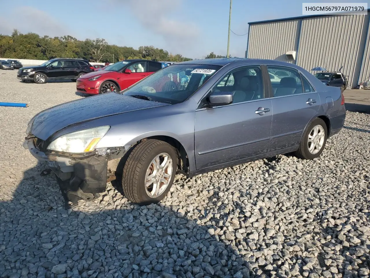 1HGCM56797A071979 2007 Honda Accord Ex
