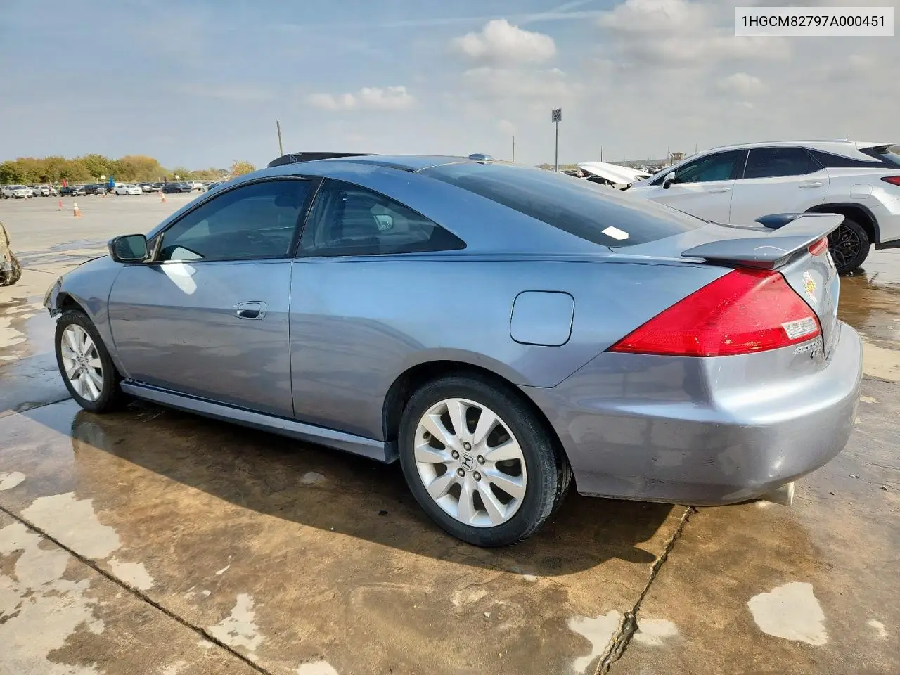 1HGCM82797A000451 2007 Honda Accord Ex