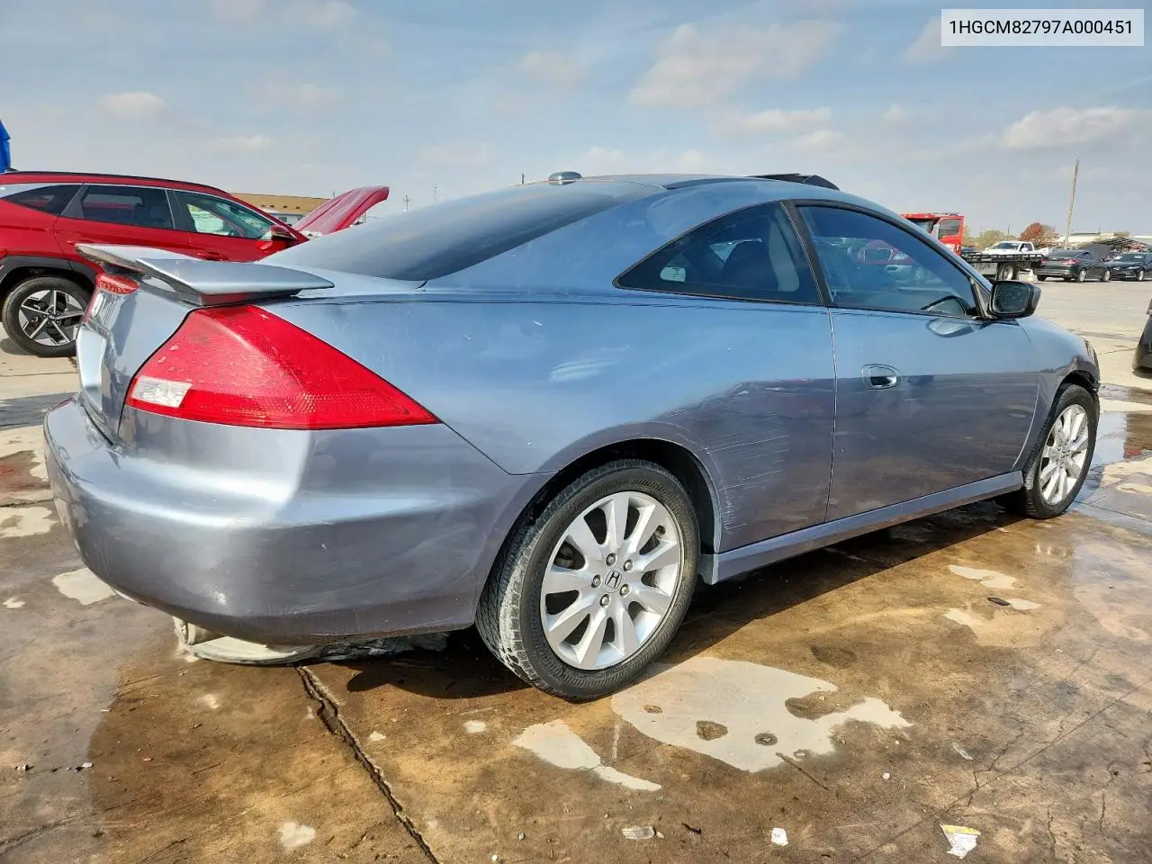 1HGCM82797A000451 2007 Honda Accord Ex