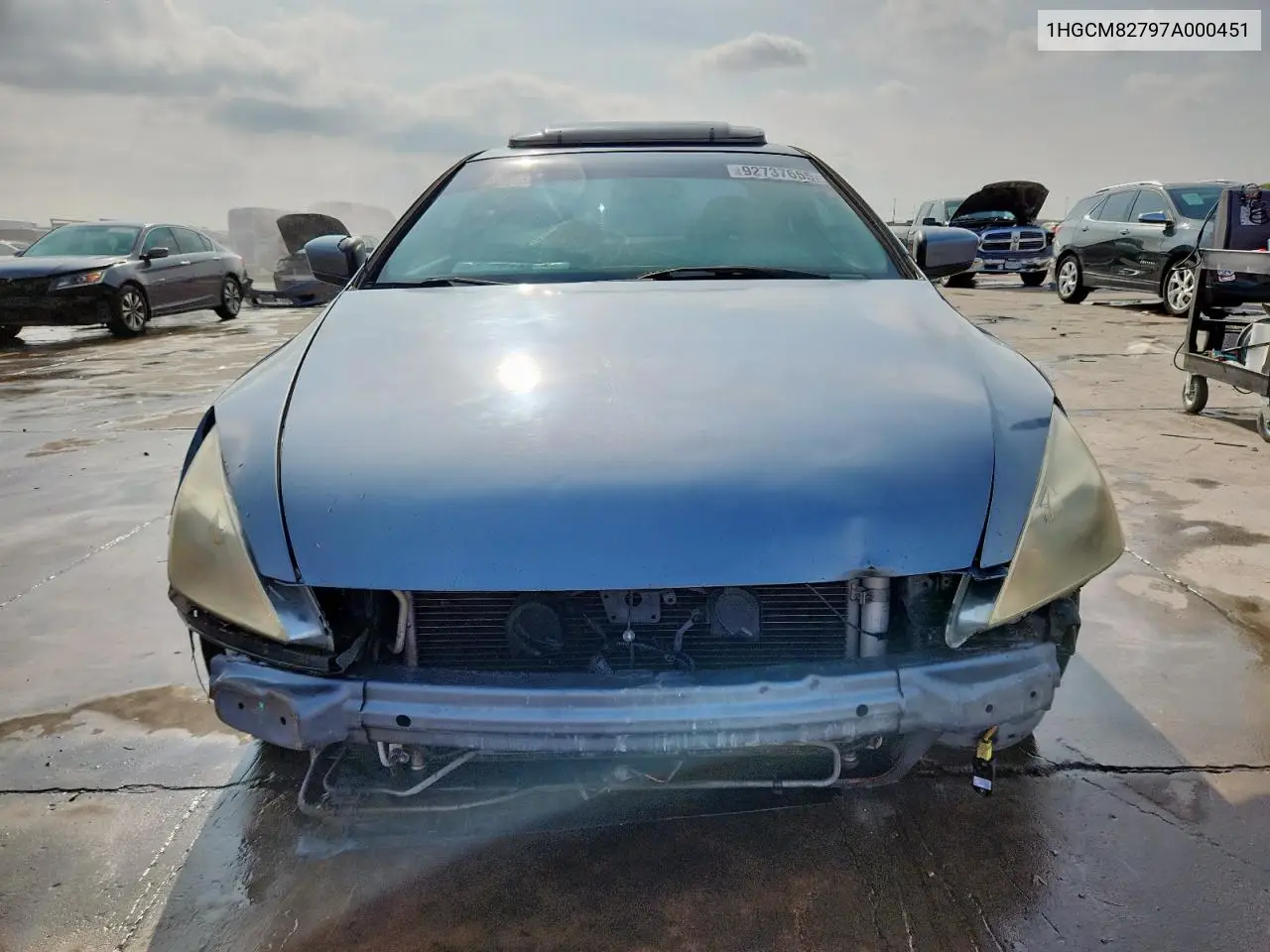 1HGCM82797A000451 2007 Honda Accord Ex