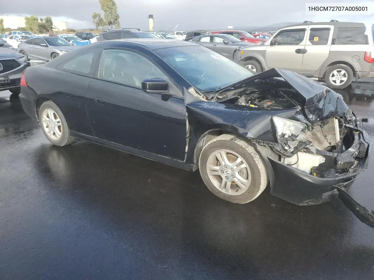1HGCM72707A005001 2007 Honda Accord Ex