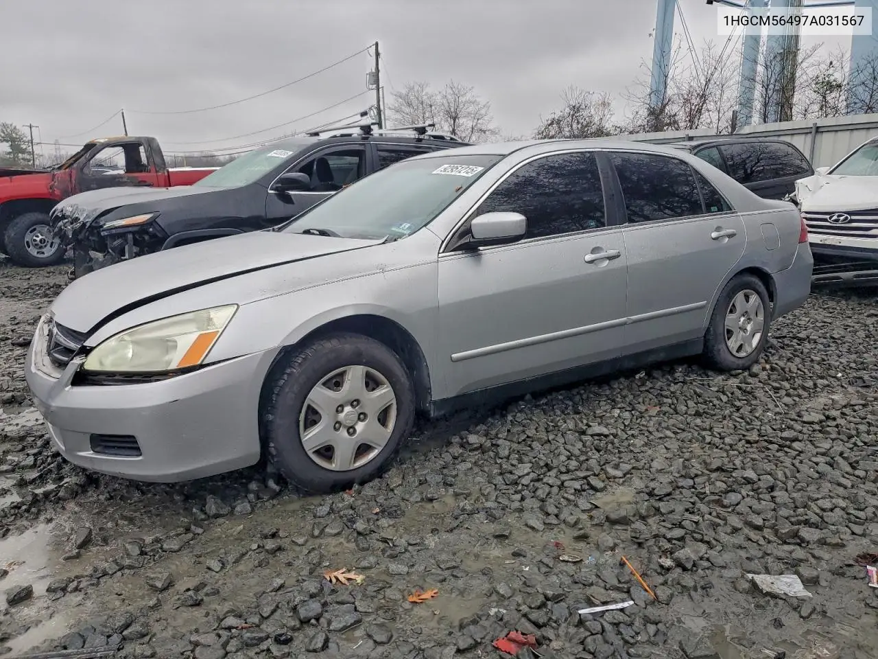 1HGCM56497A031567 2007 Honda Accord Lx
