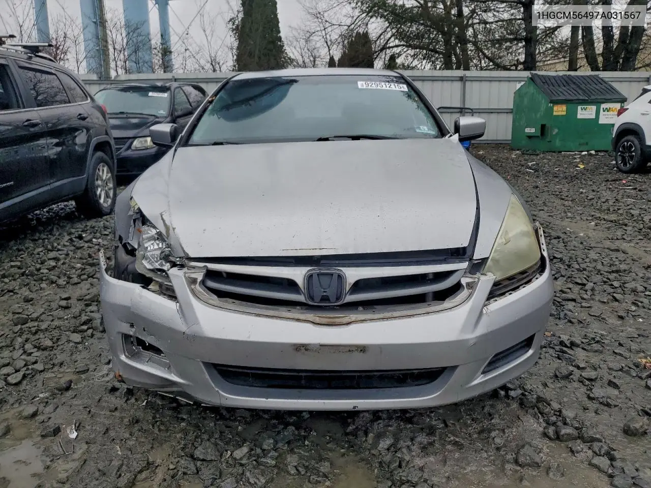 1HGCM56497A031567 2007 Honda Accord Lx