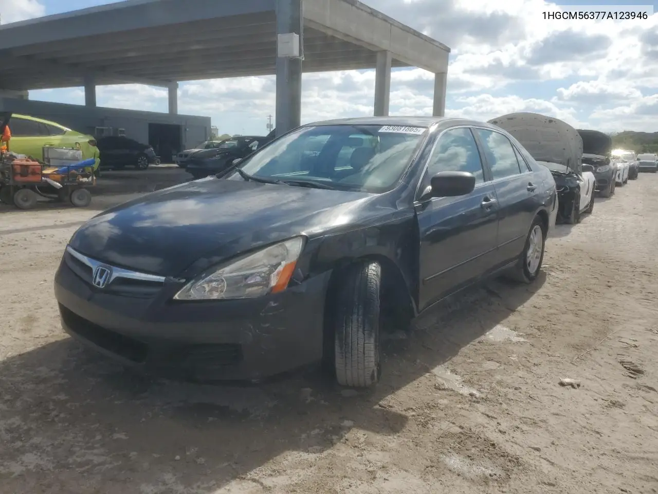 1HGCM56377A123946 2007 Honda Accord Se