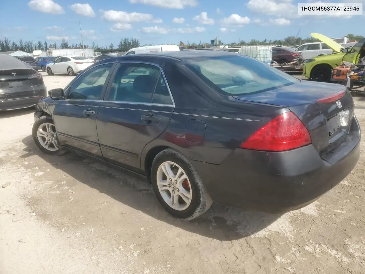 1HGCM56377A123946 2007 Honda Accord Se